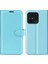 Xiaomi Redmi Için Koruyucu Telefon Kılıfı 12C 4g Litchi Doku Doku Anti-Çizelge Deri Deri Kapak Cüzdan Stand-Blue (Yurt Dışından) 1