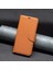 Xiaomi Için Cüzdan Kılıfı Redmi 12C 4g Pu Deri Telefon Kılıfı Düz ​​renk Stand Mobil Telefon Kapak Kahverengi (Yurt Dışından) 4