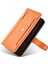 Xiaomi Redmi Için Note 12 Pro Speed ​​5g /note 12 Pro 5g /poco X5 Pro 5g Fermuarı Cep Telefonu Stand Kılıf Kart Kartı Yuvaları Deri Telefon Kapağı Straps-Orange (Yurt Dışından) 2