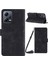 Xiaomi Redmi Için Pu Deri Cüzdan Flip Kılıf Not 12 5g (Çin)/(Hindistan)/(Global)/poco X5 5g, Baskılı Çizgiler Stand Crossbody Telefon Kapak Black (Yurt Dışından) 1