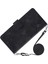 Xiaomi Redmi Için Pu Deri Cüzdan Flip Kılıf Not 12 5g (Çin)/(Hindistan)/(Global)/poco X5 5g, Baskılı Çizgiler Stand Crossbody Telefon Kapak Black (Yurt Dışından) 3