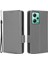 Xiaomi Redmi Için Note 12 5g (Global)/(Hindistan)/(Çin)/poco X5 5g Litchi Doku Pu Deri Flip Telefon Kılıfı Şok Geçirmez Manyetik Görünüm Stand Cüzdan Kapağı Strap-Grey (Yurt Dışından) 1
