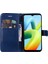 Xiaomi Için Cüzdan Telefon Kılıfı Redmi A1+ 4g/a2+ 4g/poco C50 4g Pu Deri Flip Kapağı Strap-Mavi ile Düz Renk Şok Geçirmez Kapak (Yurt Dışından) 3