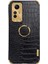 Xiaomi Redmi Için Note 12S 4g Timsah Doku Kickstand Telefon Kasası 6d Elektrok Burunlu Pu Deri+Tpu Kapak-Beyaz (Yurt Dışından) 2