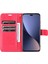 Xiaomi 13 Lite/civi 2 5g Stand Telefon Kapağı Pu Deri+Tpu Cüzdan Telefon Kılıf Kırmızısı (Yurt Dışından) 2