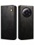Xiaomi Için 13 Ultra Deri Cüzdan Telefon Kılıfı Mumsu Çılgın At Doku Stand Telefon Kapak Black (Yurt Dışından) 1