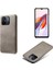 Xiaomi Redmi Için 12C 4g Buzağı Dokusu Telefon Kılıfı Deri Kaplamalı Pc Şok Geçirmez Kapak Grey (Yurt Dışından) 2