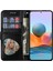 Xiaomi Poco X5 Pro 5g/redmi Için Note 12 Pro Speed ​​5g/note 12 Pro 5g Işıltılı Telefon Kasası Pu Deri Fermuarlı Cüzdan Kapak-Siyah (Yurt Dışından) 2