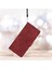 Xiaomi Için 13 Lite/civi 2 5g Düz Renkli Deri Cüzdan Kapağı Cilt Dokunma Stand Cep Telefonu Kılıf Kırmızısı (Yurt Dışından) 4