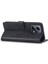 Xiaomi Redmi Için Deri Telefon Kılıfı Not 12 5g (Global)/(Hindistan)/(Çin)/poco X5 5g, Buzağı Doku Cüzdan Stand Stand Anti-Fall Telefon Kapak Black (Yurt Dışından) 4