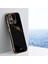 Xiaomi Için Xinli Redmi 12C 4g Hassas Lens Kesme Telefon Kılıfı Elektrapan Altın Kenar Esnek Tpu Kapak Black (Yurt Dışından) 5