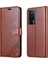 Xiaomi Poco F5 Pro 5g/redmi K60 Pro 5G/K60 5g Stand Cüzdan Koruyucu Telefon Kapak-Kahverengi Için Telefon Deri Kılıfı (Yurt Dışından) 1