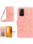 Xiaomi Için HT04 Redmi Not 12S 4g Deri Stand Cüzdan Kapağı Ayçiçeği Baskılı Telefon Kılıfı Omuz Kayış Işık Pembe (Yurt Dışından) 1
