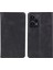 Xiaomi Için Redmi Note 12 Turbo/poco F5 5g Pu Deri Kaplamalı Tpu Stand Anti-Drop Telefon Kılıf Buzağı Doku Cüzdanı Kapak Black (Yurt Dışından) 1