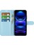 Xiaomi Redmi Için Note 12 Pro 5g/note 12 Pro Speed ​​5g/poco X5 Pro 5g Litchi Doku Pu Deri Deri Cüzdan Telefon Stand Kapak-Blue (Yurt Dışından) 2