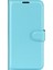 Xiaomi Redmi Için Note 12 Pro 5g/note 12 Pro Speed ​​5g/poco X5 Pro 5g Litchi Doku Pu Deri Deri Cüzdan Telefon Stand Kapak-Blue (Yurt Dışından) 5