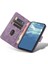 Xiaomi Için Redmi A1+ 4g/a2+ 4g/poco C50 4g Cüzdan Telefon Kılıfı Stripe Desen Anti-Drop Folio Kapak Manyetik Toka Pu Deri Stand Kabuğu Strap-Purple ile (Yurt Dışından) 2