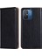Xiaomi Redmi Için 12C 4g Pu Deri Cüzdan Stand Kılıfı Manyetik Kapanış Anti-Drop Telefon Kapak Black (Yurt Dışından) 1