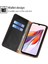 Xiaomi Redmi Için 12C 4g Pu Deri Cüzdan Stand Kılıfı Manyetik Kapanış Anti-Drop Telefon Kapak Black (Yurt Dışından) 4
