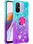 Xiaomi Redmi Için 12C 4G/11A 4g Ygencient Glitient Sıvı Telefon Kılıf Yüzüğü Kickstand Tpu Cover Sky Mavi+Mor (Yurt Dışından) 3