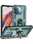 Xiaomi Redmi Için 12C 4g Telefon Kılıfı ile Halka Kickstand Şok Geçirmez Pc+Tpu Arka Kapak-Blackish Green (Yurt Dışından) 1