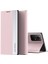 Xiaomi Için Redmi Note 12S 4g Elektraplama Pu Deri+Pc Kapak Anti-Drop Stand Telefon Vaka-Pembe (Yurt Dışından) 1
