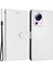 Xiaomi 13 Lite/civi 2 5g Cep Telefonu Kapağı Pu Deri Deri Şok Geçirmez Stand Timsah Doku Cüzdan Kılıf Beyaz (Yurt Dışından) 1