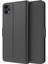 Xiaomi Redmi Için Note 12 5g (Hindistan)/(Çin)/(Global)/poco X5 5g Telefon Deri Kılıf Kartı Tutucu Stand Kapak Black (Yurt Dışından) 1