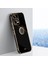 Xiaomi Için Xinli Redmi Note 12 Pro 5g Yüzük Tutucu Kickstand Tpu Telefon Kapak Kılıfı Elektraplatma Kenar-Black (Yurt Dışından) 5