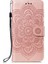 Xiaomi Redmi Için 12C 4g Deri Cüzdan Telefon Kapağı Mandala Baskalı Damla Koşullu Stand Case-Rose Gold (Yurt Dışından) 4