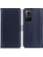 Xiaomi Için Redmi Note 12S 4g Katlanabilir Stand Pu Deri Telefon Tam Koruma Kılıfı Cüzdan Telefon Kapak Blue (Yurt Dışından) 1