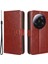 Xiaomi Için Pu Deri Cüzdan Kılıfı 13 Ultra, Çılgın At Doku Telefon Kapağı Stand-Brown (Yurt Dışından) 1