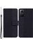 Xiaomi Için Redmi Note 12S 4g Geometri Basılı Baskılı Düşüş Koşullu Pu Deri Cüzdan Stand Telefon Mobil Case Black (Yurt Dışından) 1