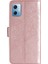Xiaomi Redmi Için Not 12 5g (Hindistan)/not 12 5g (Çin)/poco X5 5g Manyetik Toka Cep Telefonu Kapağı Mandala Çiçek Baskılı Pu Deri Flip Stant Cüzdanı Vasalı Altın (Yurt Dışından) 5