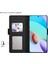 Xiaomi Için Redmi Note 12S 4g Pu Deri Stand Kılıf Kart Kartı Yuvası Telefon Kapağı Ayna Function-Black (Yurt Dışından) 4