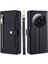 Xiaomi 13 Ultra Anti-Contision Pu Deri+Tpu Telefon Kapak Stand Stand Cüzdan Kılıfı Zipper Cep-Black (Yurt Dışından) 2