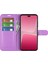 Xiaomi Için Pu Deri Kabuk 13 Lite/civi 2 5g Litchi Doku Telefon Kılıf Cüzdan Stand Flip Kapak-Moral (Yurt Dışından) 3