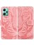 Xiaomi Redmi Için Deri Flip Telefon Kılıfı Not 12 5g (Global)/(Hindistan)/(Çin)/poco X5 5g, Tiger Deseni Basılı Stand Cüzdan Kapak Pembe (Yurt Dışından) 1