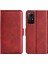 Xiaomi Redmi Için Stand Kapağı Not 12S 4g Pu Deri Cüzdan Şok Geçirmez Buzağı Dokusu Telefon Kasa-Kırmızı (Yurt Dışından) 1