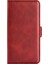 Xiaomi Redmi Için Stand Kapağı Not 12S 4g Pu Deri Cüzdan Şok Geçirmez Buzağı Dokusu Telefon Kasa-Kırmızı (Yurt Dışından) 5