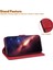 Xiaomi Redmi Için Deri Cüzdan Not 12 Turbo/poco F5 5g Geometri Baskılı Stand Telefon Kabuğu Mobil Case-Red (Yurt Dışından) 3