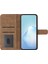 Xiaomi 13 Lite/civi 2 5g Cilt Tahul Basılı Çizgi Kapağı Pu Deri Telefon Kabuğu Cüzdan Stand-Grey (Yurt Dışından) 2