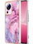 Xiaomi 13 Lite/civi 2 5g Telefon Tpu Kasası Imd Mermer Desen 2.0mm Elektrapkülleme Kapak Gülüşü (Yurt Dışından) 1