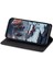 Xiaomi Redmi Için Df-05 Not 12 5g (Çin)/(Hindistan)/(Global)/poco X5 5g Retro Deri Telefon Kılıfı Rfıd Engelleme Stand Kapağı Black (Yurt Dışından) 2