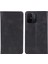 Xiaomi Redmi Için 12C 4g Pu Deri Cüzdan Kapağı Buzağı Dokusu Katlama Stand Telefon Kılıfı Black (Yurt Dışından) 1