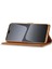 Xiaomi 13 Lite/civi 2 5g Stand Pu Deri Telefon Kılıf Cüzdan Doku Telefon Kapak Işık Kahverengi (Yurt Dışından) 4