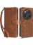 Xiaomi 13 Ultra Cüzdan Stand Telefon Kapağı Rfıd Bloke Deri Telefon Kılıfı Strap-Brown (Yurt Dışından) 1