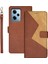 Xiaomi Redmi Için Note 12 Pro 5g/note 12 Pro Speed ​​5g/poco X5 Pro 5g Renkli Ekleme Pu Deri Kart Yuvaları Kapak Standı Manyetik Kapatma Flip Telefon Kılıfı Strap-Brown (Yurt Dışından) 1