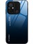 Xiaomi Redmi 12C 4g Için Gradyan Renkli Telefon Kasası, Temperli Cam+Pc Geri Tpu Çerçeve Çizgiye Dönüşüm Anti-Cover-Blue / Siyah (Yurt Dışından) 1