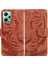 Xiaomi Redmi Için Deri Flip Telefon Kılıfı Not 12 5g (Global)/(Hindistan)/(Çin)/poco X5 5g, Tiger Deseni Baskılı Stand Cüzdan-Brown (Yurt Dışından) 1